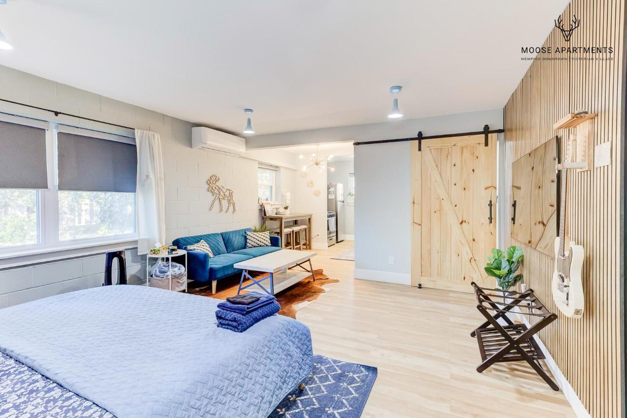 The Moose #7 - Instaworthy Studio With Amazing Views, Free Parking & Heated King Bed メンフィス エクステリア 写真